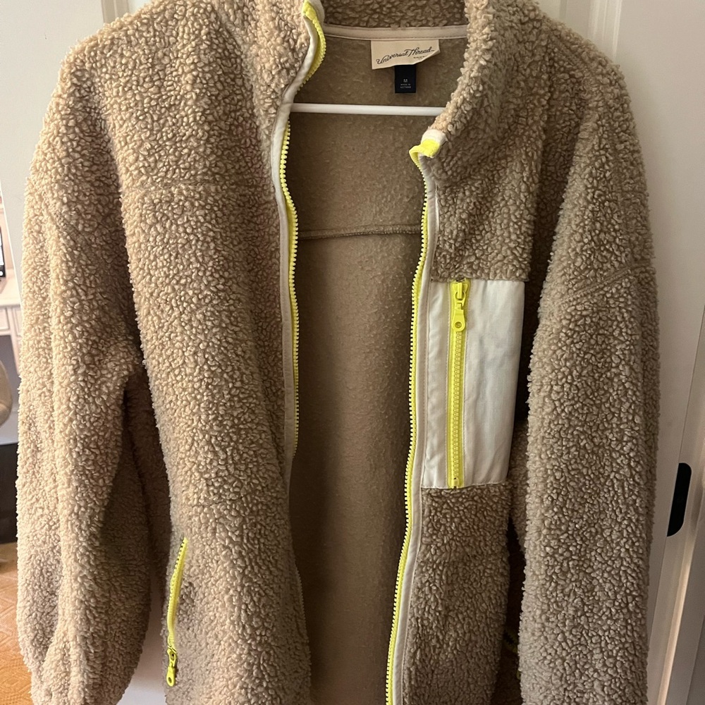Sherpa zip up jacket